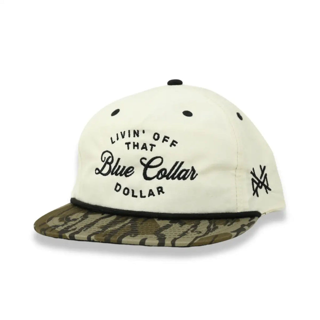Blue Collar Dollar Snapback Hat